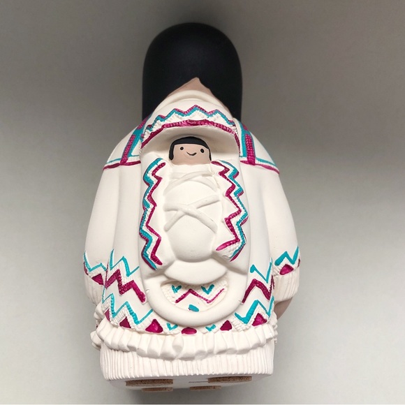 Vintage Cleo Teissedre Navajo Woman Storyteller Large Figurine - Picture 8 of 9